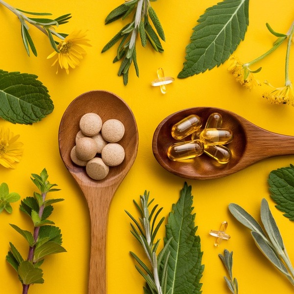 top-view-botanical-pills-vibrant